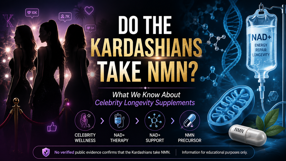 Do the Kardashians Take NMN? What We Know About Celebrity Longevity Supplements